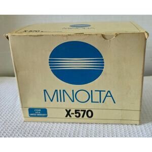 Minolta X-570 BOX ONLY EMPTY VIntage SLR Camera Packaging